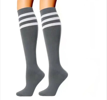 30mmHg Compression Socks for Men & Women – Knee High Support Stockings for Sports, Edema, Varicose Veins & Daily Wear