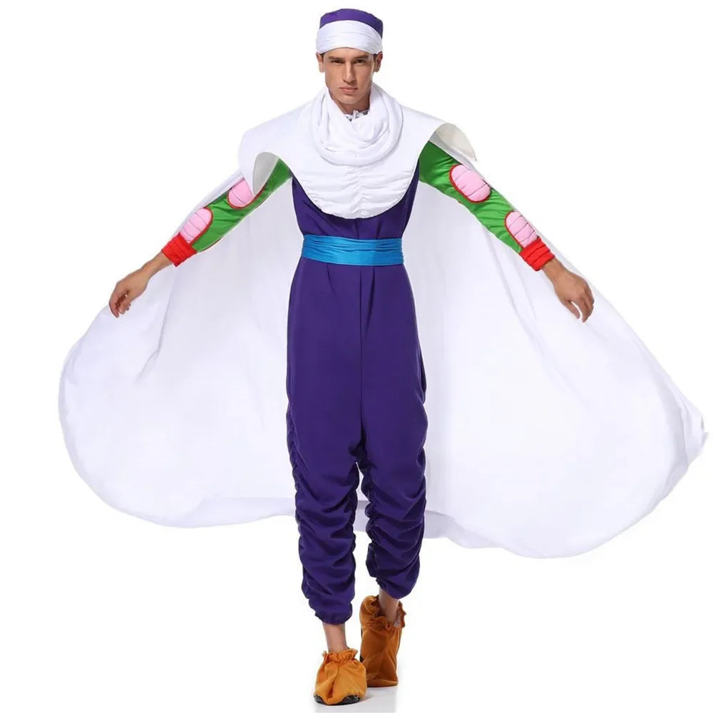 Dragon Ball Master Roshi (Kame Sennin) Cosplay Costume – Adult Men Anime Jumpsuit Outfit for Halloween, Carnival & Roleplay Events