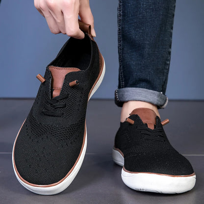 Chaussures de marche larges pour hommes – Baskets décontractées extra larges, chaussures confortables, légères et souples pour pieds larges