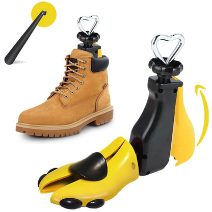 Adjustable Boot Shoe Stretcher for Men & Women – Unisex Shoe Tree Expander with Length & Width Adjustment, Wide-Fit Design