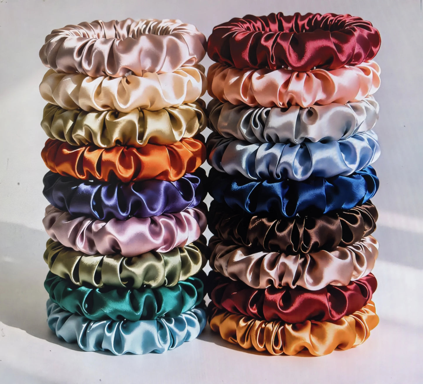 Juego de 19 coleteros y gomas para cabello fino para mujer – Elásticos suaves que no dañan para todos los colores de cabello