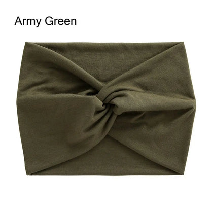Extra Large Twisted Headband – Thick Wide Turban Hair Wrap for Women | Workout Yoga Fashion Hair Accessories