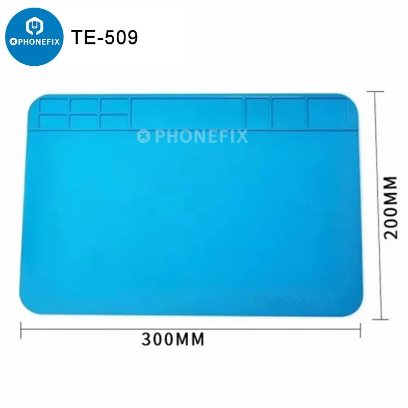 Tapete de soldadura de silicona ESD - Alfombrilla de trabajo antiestática resistente al calor para reparación de productos electrónicos y PCB