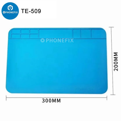 Tapete de soldadura de silicona ESD - Alfombrilla de trabajo antiestática resistente al calor para reparación de productos electrónicos y PCB