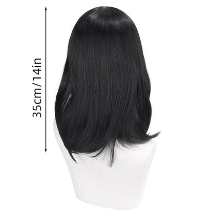 Cosplay Wig – Black Pear Blossom Style Inspired by Qiao Ling (Synthetic Fiber Anime Character Wig)