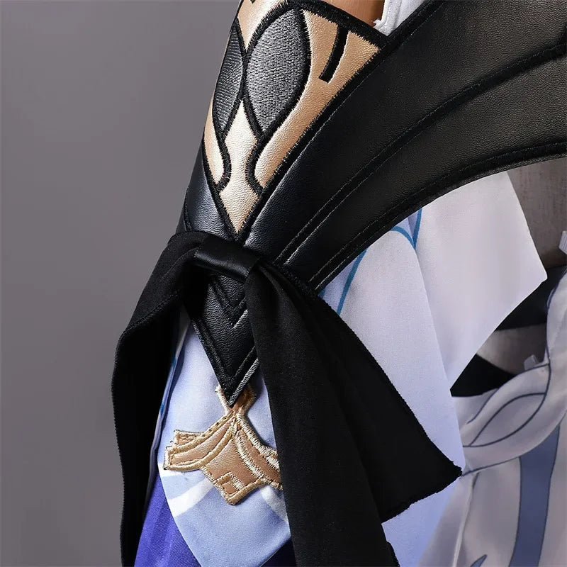 Genshin Impact Skirk Cosplay Costume & Wig – Adult Halloween Party Outfit