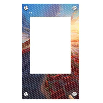 Présentoir pour cartes à collectionner Pokémon PSA, en acrylique, avec illustrations étendues – Latios, Latias, Mew, Évoli et Pikachu