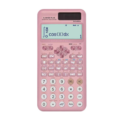 FC-991ES PLUS Scientific Calculator – 417-Function Math Calculator with 10+2 Digit Display, Dual Power for Students & School