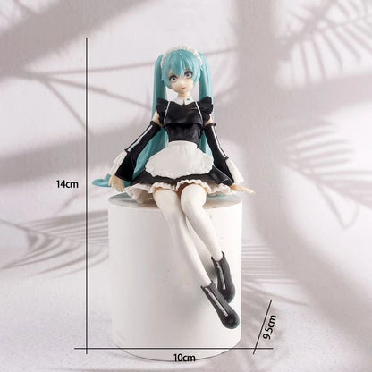 Hatsune Miku Anime Figure – Virtual Singer Manga Statue Figurine Model Toy for Desk Decoration, Cake Topper & Gift