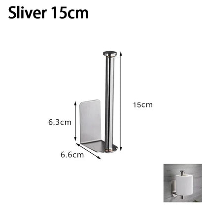 Stainless Steel Under Sink Organizer – Kitchen Towel Holder & Paper Towel Storage Rack