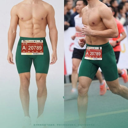 Men's Compression Running Shorts – Multi-Pocket Marathon, Gym & CrossFit Fitness Training Sports Shorts
