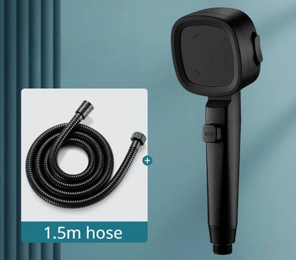 Pommeau de douche haute pression – Pulvérisateur de douche à main 3 modes à économie d'eau, fonction d'arrêt à une touche, accessoire de douche de salle de bain réglable pour la maison
