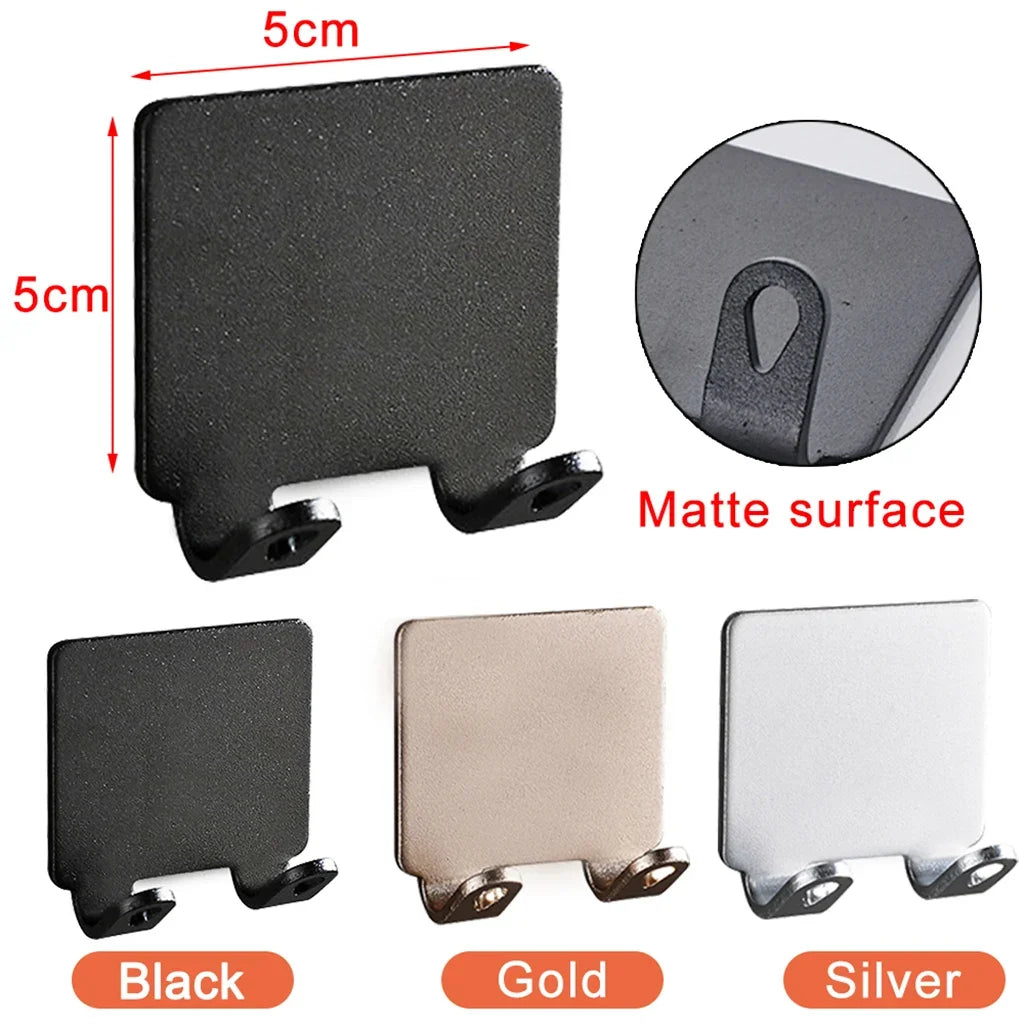Stainless Steel Razor Holder – Wall Mounted Bathroom Shaver Storage Hook, Punch-Free Razor Rack Organizer, Men’s Shaving Accessory Shelf for Shower & Bathroom Storage