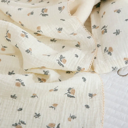 Summer Baby Muslin Blanket – Soft Newborn Swaddle Wrap Receiving Blanket for Infant Crib & Sleeping