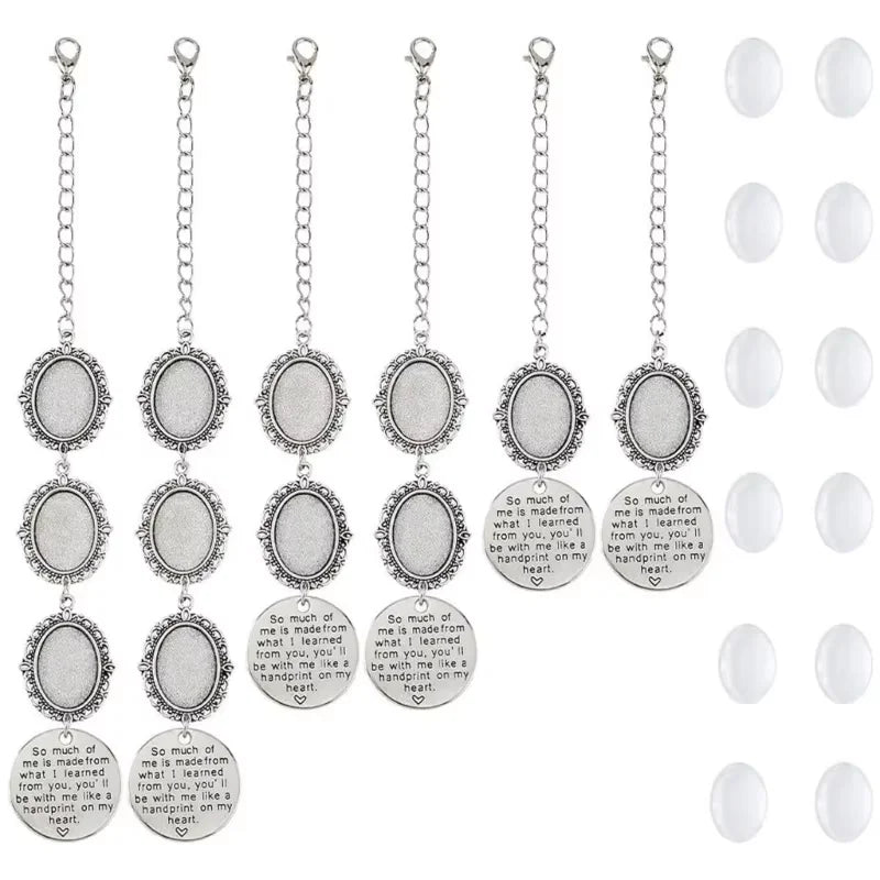 Wedding Bouquet Photo Charm – Oval Picture Frame Pendant Brooch for Bridal Bouquets & Memorial Keepsakes
