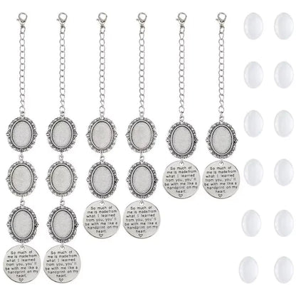 Wedding Bouquet Photo Charm – Oval Picture Frame Pendant Brooch for Bridal Bouquets & Memorial Keepsakes