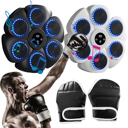 Máquina de Boxeo Musical Inteligente – Entrenador Interactivo de Boxeo de Pared para Adultos y Niños, Fitness en Casa, Entrenamiento de Reacción y Ejercicios