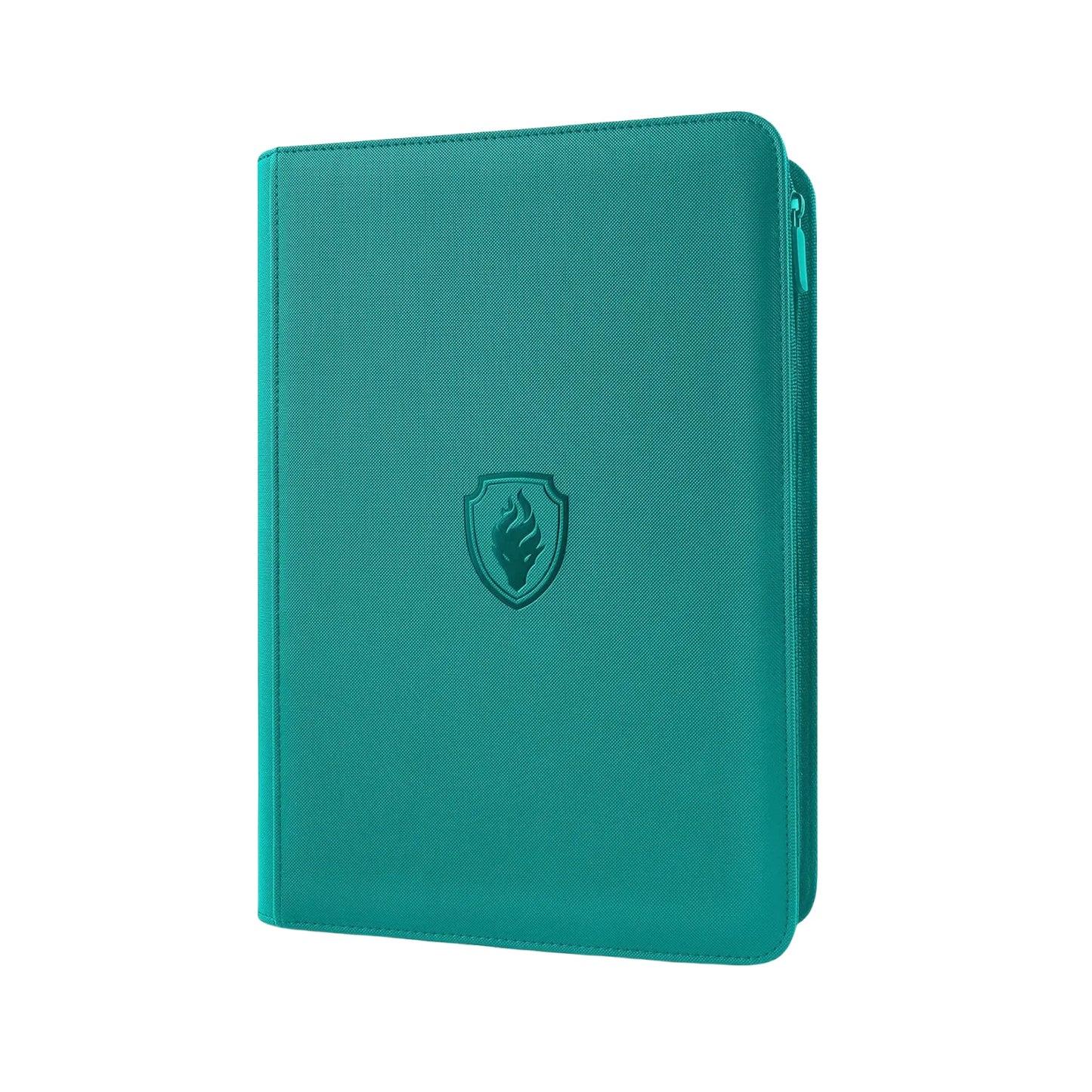 9 Pocket Zipper Trading Card Binder | 360 Card Holder Album with Premium PU Cover & Side-Loading Sleeves