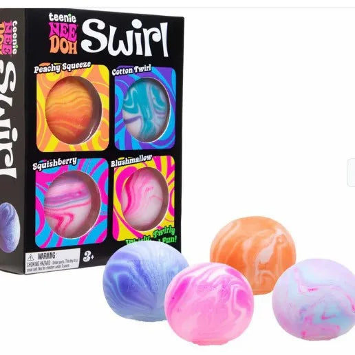Schylling Needoh Nice Cube Sensory Nice-Sicle Stress Relief Squishy Cube Anti-Anxiety Squeeze Object For Focus ADHD Population