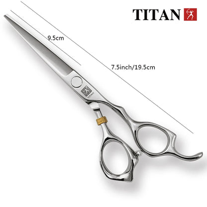 TITAN Professional Barber Scissors – Japan 440C Steel Hair Cutting & Thinning Shears | 5.0/5.5/6.0/6.5 Inch Hairdressing Tools