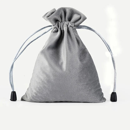 Bolsa de regalo de terciopelo con cordón - Suave, para joyas, bodas, Pascua y Año Nuevo, para envolver, para recuerdos de fiesta y pequeños regalos