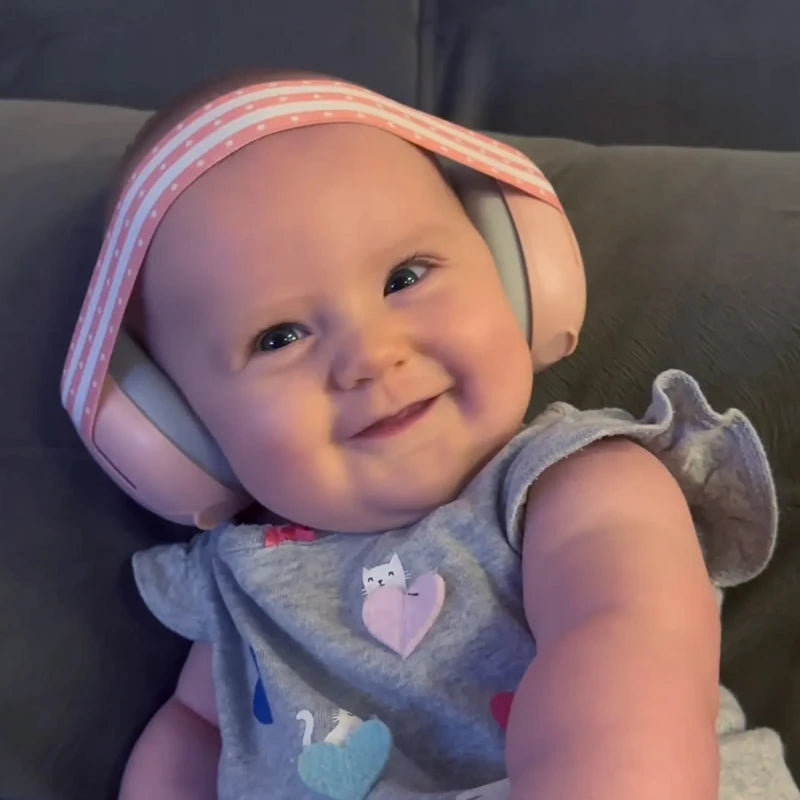 Cache-oreilles réducteurs de bruit pour bébé – Casque de protection auditive réglable pour nourrissons et tout-petits, sommeil, voyage et événements bruyants