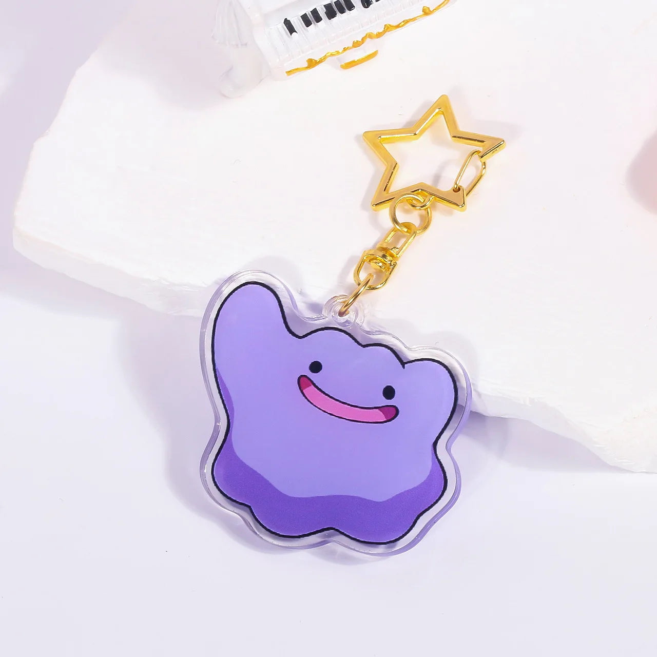 Pokémon Acrylic Keychain – Gengar, Ditto, Mewtwo, Jigglypuff & Character Bag Charm Pendant Collectible Gift
