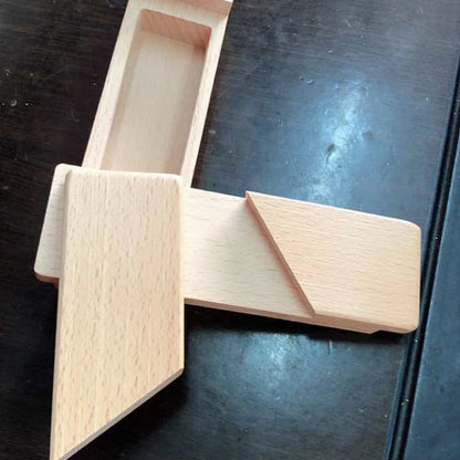 Casse-tête secret – Boîte puzzle en bois à compartiment secret pour cadeaux en espèces, cadeaux d'anniversaire et de Noël, jeu de QI pour adultes et enfants