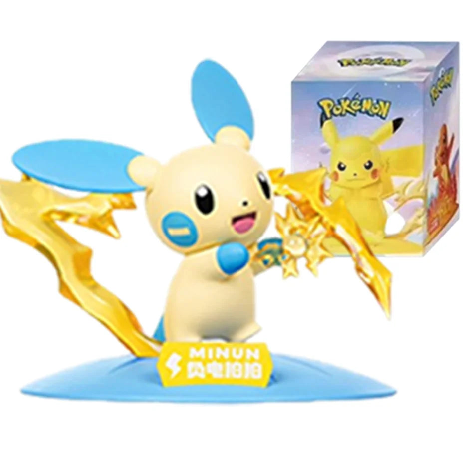 12 Pokémon Action Dolls – Pikachu Blind Box Anime Model Desktop Decorations, Pokémon Toys for Children’s Birthday Gifts