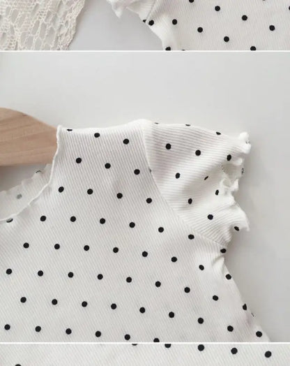 Korean Style Girls Summer Pajama Set – Floral Print Short Sleeve T-Shirt & Shorts Outfit for Kids 1–8 Years