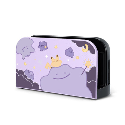 Funda protectora para Pokémon Switch 2 – Carcasa rígida mate de Ditto para accesorios de consola portátil Joy-Con de NS2