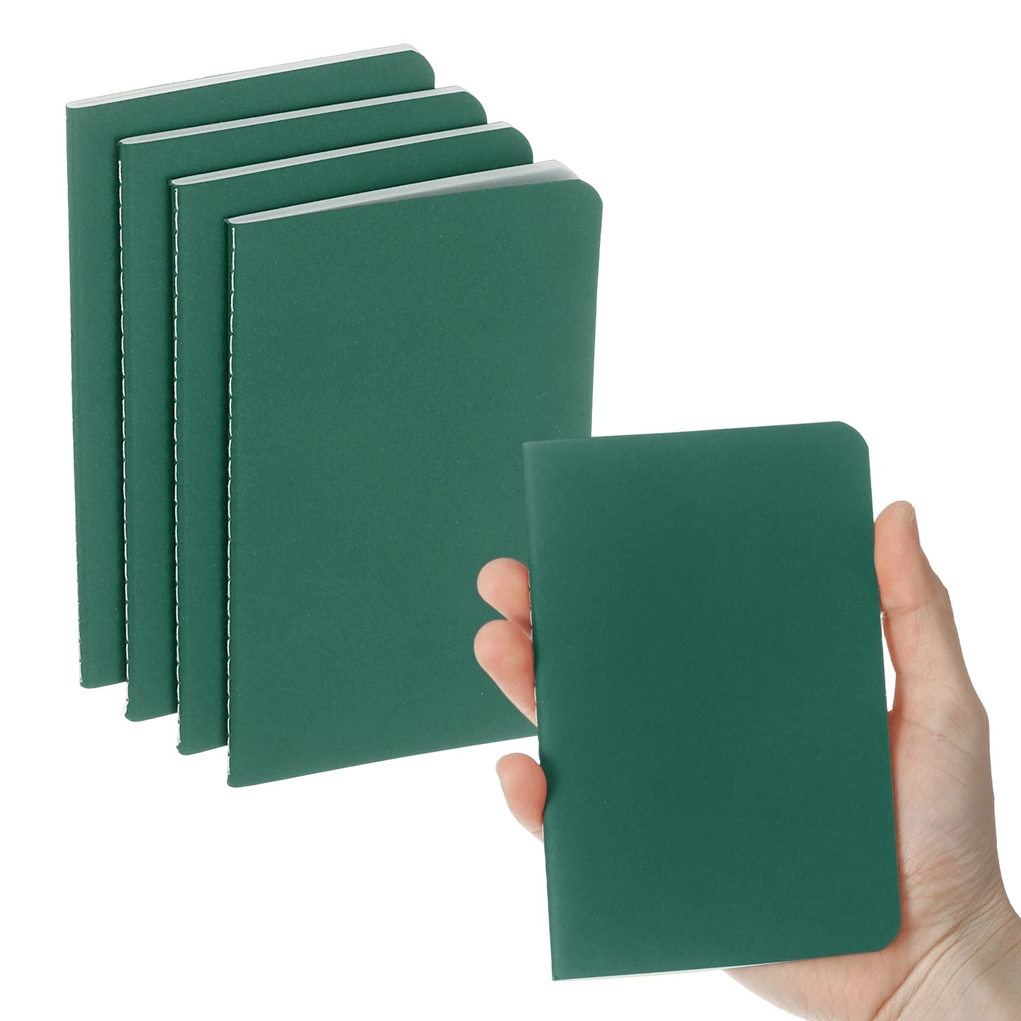 4/6 uds. Cuadernos A6 Kraft de Bolsillo – Mini Diarios Rayados para la Escuela y la Oficina