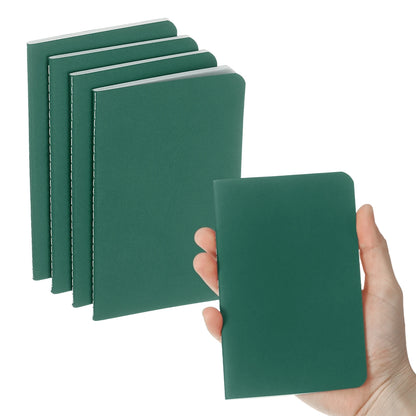 4/6 uds. Cuadernos A6 Kraft de Bolsillo – Mini Diarios Rayados para la Escuela y la Oficina
