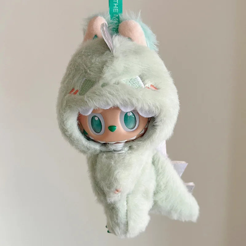 Labubu Doll Clothes Set – 17cm Dinosaur Outfit Accessories for V1 & V3 Figures