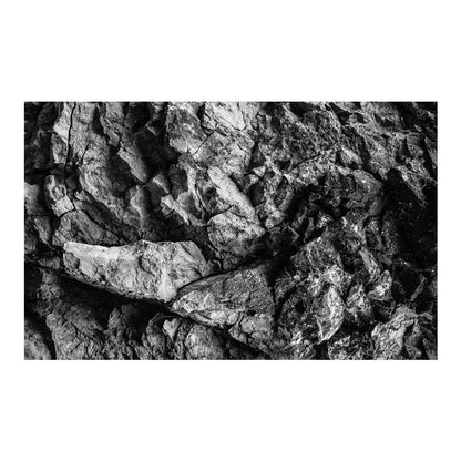 3D Black Stone Aquarium Background Poster – HD Rock-Effect Self-Adhesive Fish Tank Wallpaper for Realistic Aquascape & Underwater Decor