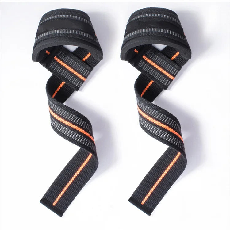 1Pair Non-Slip Weightlifting Straps – Gym Wrist Wraps for Dumbbell Training, CrossFit, Strength Workouts & Fitness Exercise Support