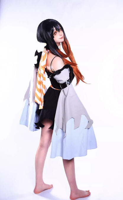 Comic & Anime Ghost Amor Amor Cosplay Costume | Game & Anime Exhibition Outfit | Comic Con Cosplay Suit