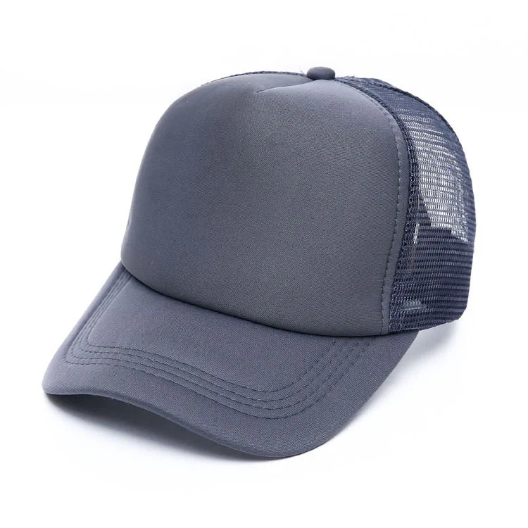 Gorra Trucker de Malla de 5 Paneles con Logotipo Personalizado – Gorra de Béisbol Ajustable para Hombres y Mujeres, Equipos Deportivos y Uso al Aire Libre en Verano