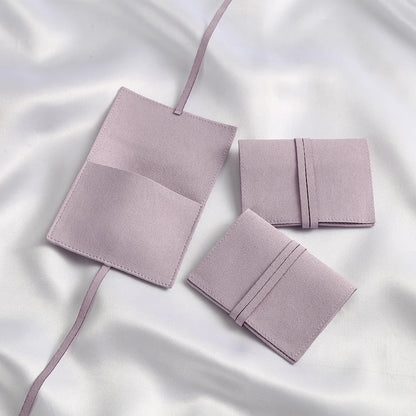 5PCS Microfiber Velvet Jewelry Gift Bags – Soft Pouches for Earrings, Necklaces, Wedding Favors, Christmas, Candy & Gift Packaging
