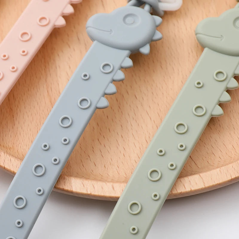 Clip de Chupete de Silicona sin BPA – Sujetachupetes de Una Sola Pieza para Bebés Niños y Niñas de 3+ Meses, Accesorio Seguro para Bebés
