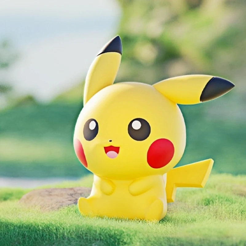 Pokémon Anime Poké Ball Action Figures – Mini Dolls (Dragonite, Sylveon, Gengar, Vulpix) Genuine Original Model Ornament Toy Gift