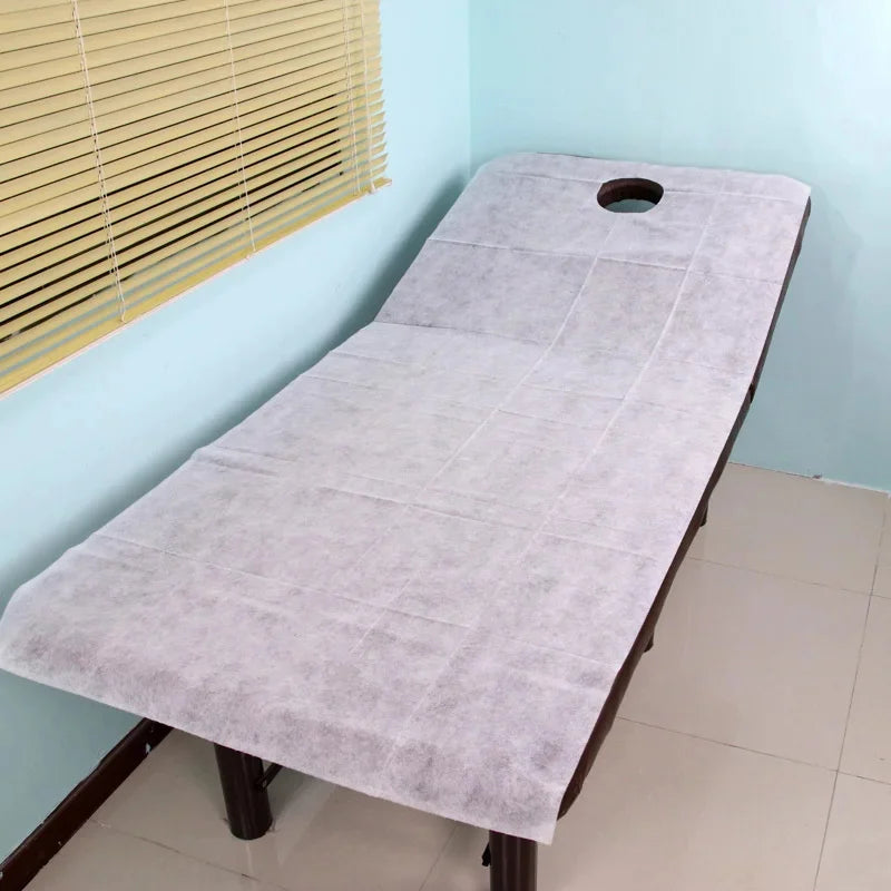 Sábanas Desechables de Tejido No Tejido – Fundas Transpirables de SMS para Camillas de Spa y Masajes