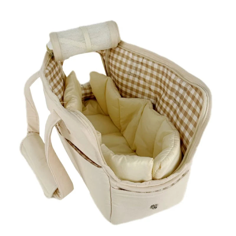 Bolso de hombro portátil para perros, bolsa de viaje para mascotas para Chihuahua, Yorkshire y perros pequeños