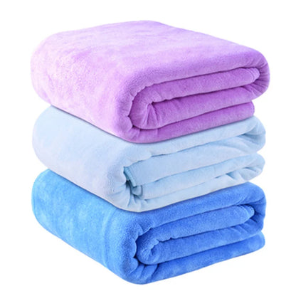 Toalla de baño de microfibra súper grande – Suave, de secado rápido, altamente absorbente para baño, deportes, viajes, playa y uso multiusos, toalla de ducha ligera resistente a la decoloración