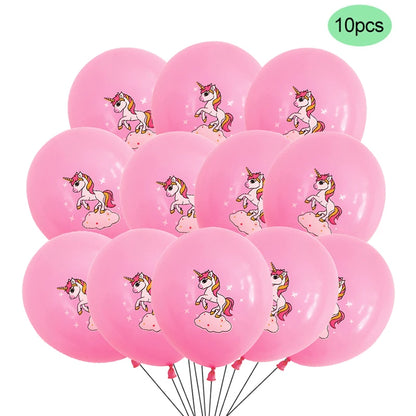 Large Standing Unicorn Foil Balloon – Kids' Unicorn Birthday Party Decoration, Cute Animal Balloon for Girls, Baby Shower & Party Favors