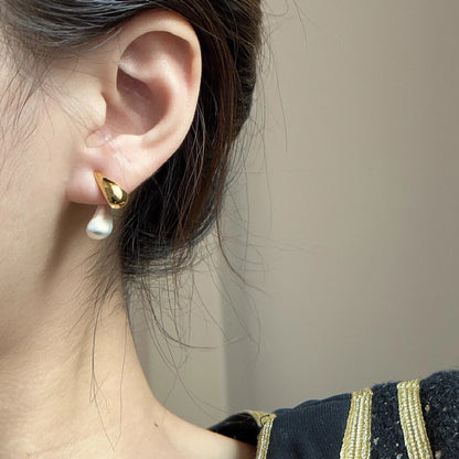 XIYANIKE French Waterdrop Ear Stud Earrings – Vintage Fashion Jewelry for Women & Girls, Elegant Drop Earrings for New Year, Party, Valentine’s Day Gifts & Special Occasions