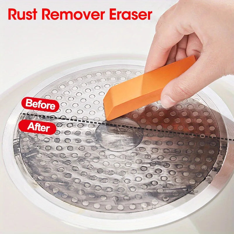 Borrador de cal – Herramienta eliminadora de óxido de acero inoxidable, limpiador de grifos de cocina, accesorio de limpieza de manchas de agua dura para baño y uso doméstico
