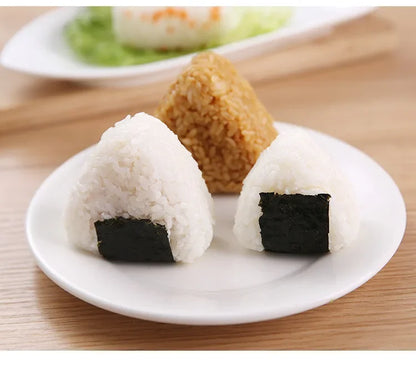 Onigiri Sushi Rice Ball Mold Kit – DIY Japanese Rice Press for Bento Lunches, Reusable Kitchen Tool (1–2 PCS)