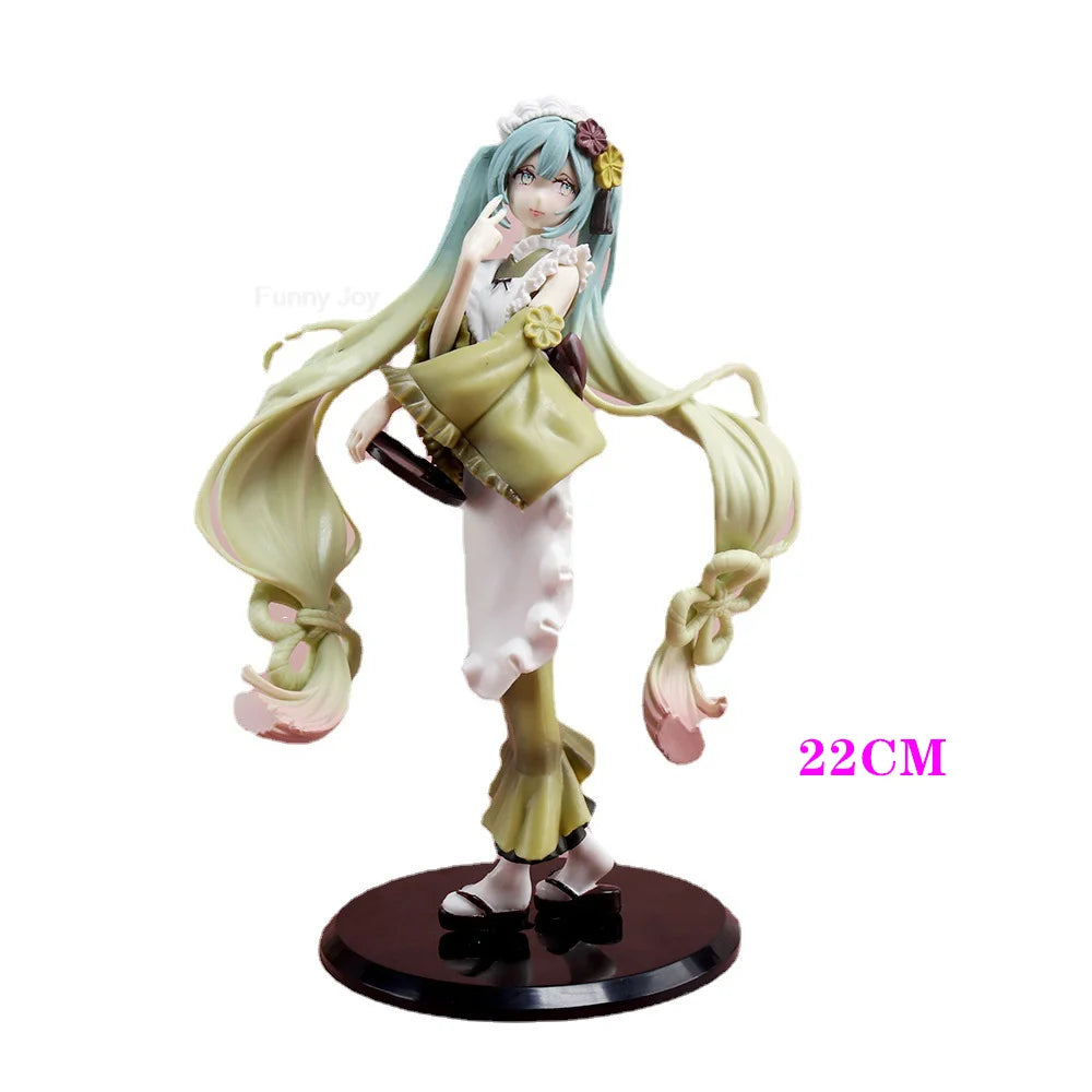 Hatsune Miku Anime Figure – Wedding Dress & Swimsuit Vocaloid PVC Action Figure Collectible Model Toy for Girls Gift