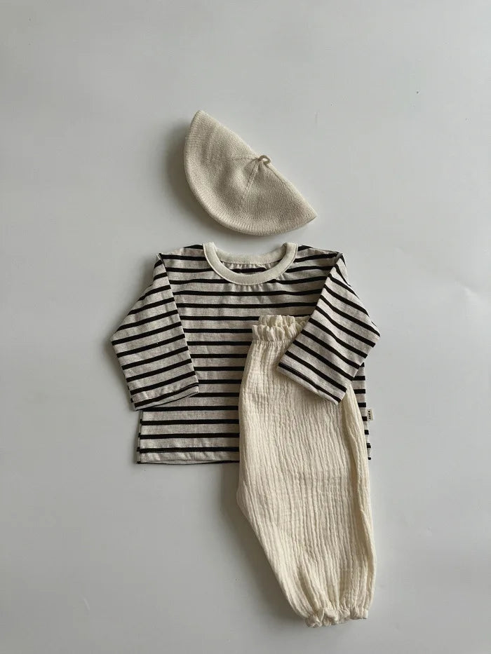 Pantalones de Bebé de Algodón Orgánico – Pantalones Suaves de Muselina Estampados para Recién Nacidos y Niños Pequeños, Parte de Abajo Informal y Adorable para Usar en Primavera, Verano, Otoño e Invierno